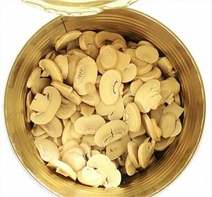 Rebanada de champiñones enlatados de alta calidad